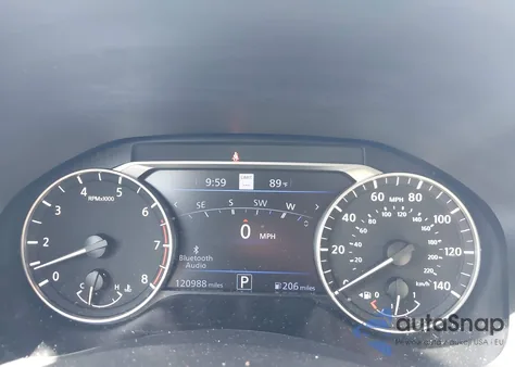 2022 Nissan Altima Sl Fwd из США, поврежденный, VIN 1N4BL4EV4NN400526